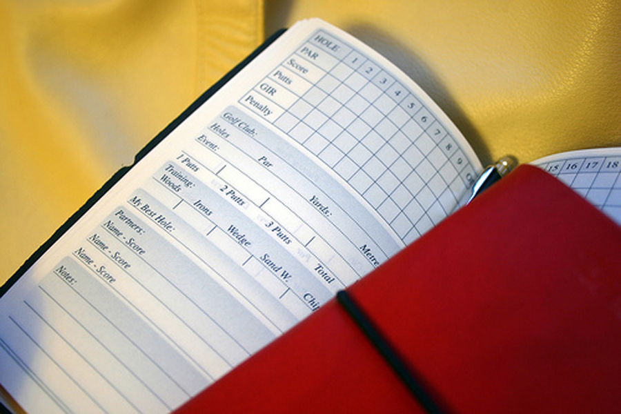 Golf notebook per golfisti