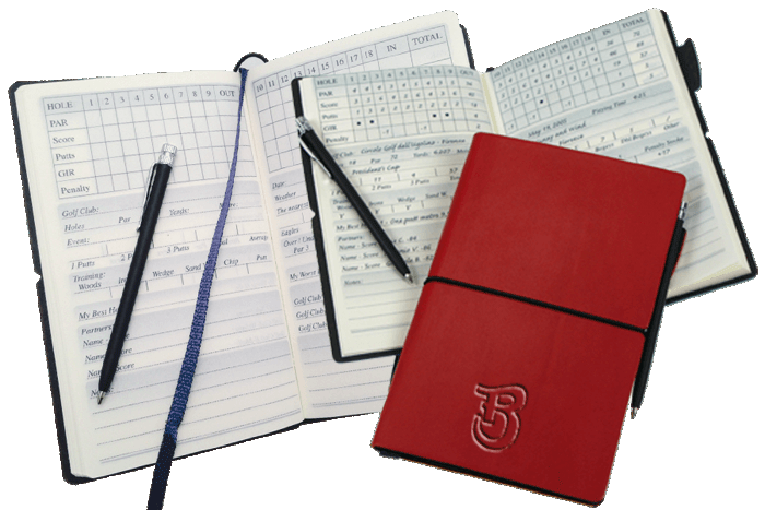 Interno Golf Notebook per punteggi partite